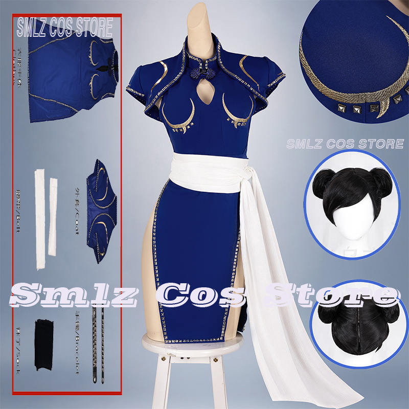 Cosplay Prop Making - Fantasia de Cosplay da Chun-Li Azul,