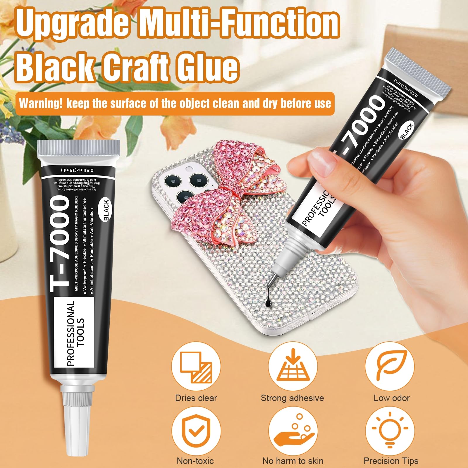 Cola preta t7000 para reparo d - Contact Cement Glue avaliação e preço