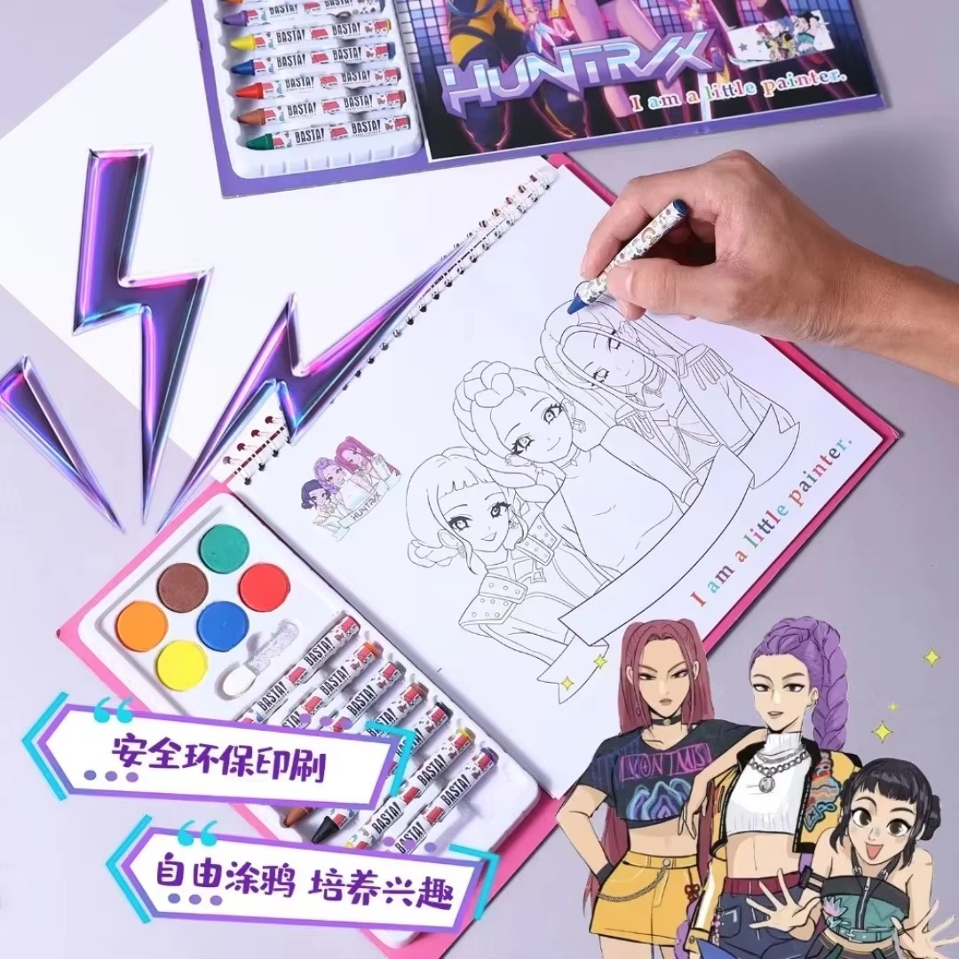 Livro de colorir de anime novo - Cosplay Prop Paint avaliação e preço